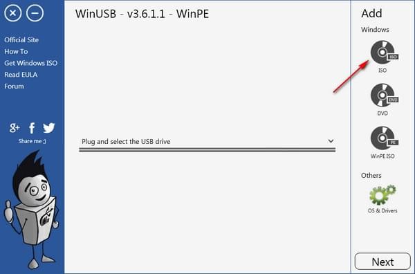 WinUSB(U盤(pán)啟動(dòng)盤(pán)制作工具)