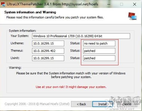 主題破解補丁UltraUXThemePatcher