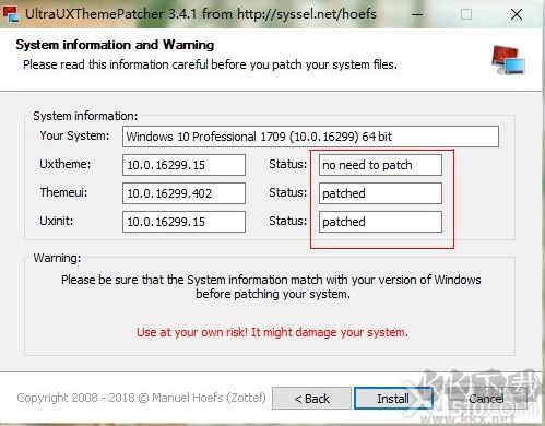 主題破解補丁UltraUXThemePatcher