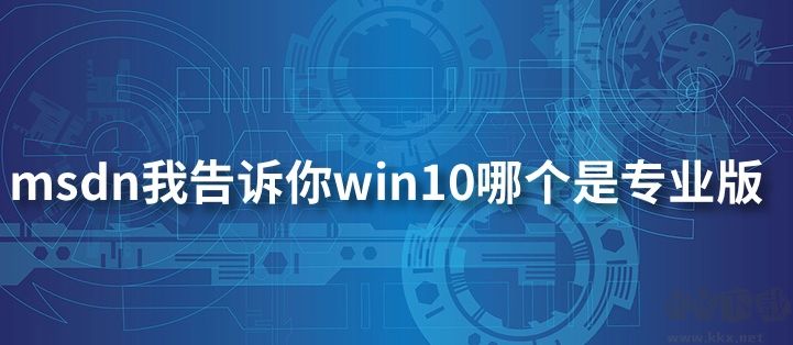 MSDN我告訴你下載Win10哪個是專業(yè)版