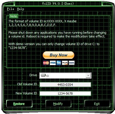 VolID(磁盤序列號修改工具)