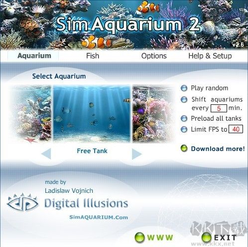Sim AQUARIUM 2(魚缸桌面屏保)