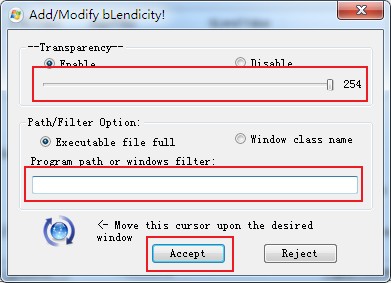 Blend(窗口透明度設(shè)置軟件)