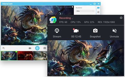 Manycam攝像頭分割軟件