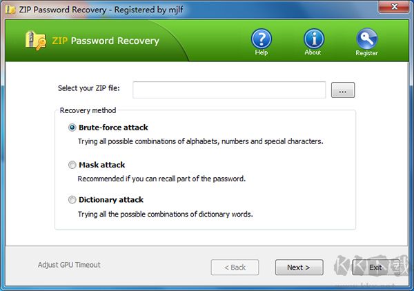 zip密碼高效破解工具