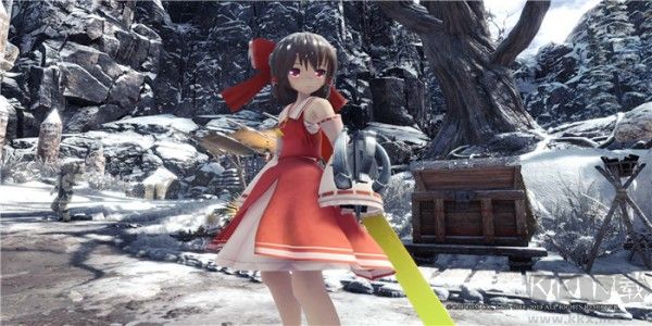 怪物獵人世界冰原博麗靈夢(mèng)MOD