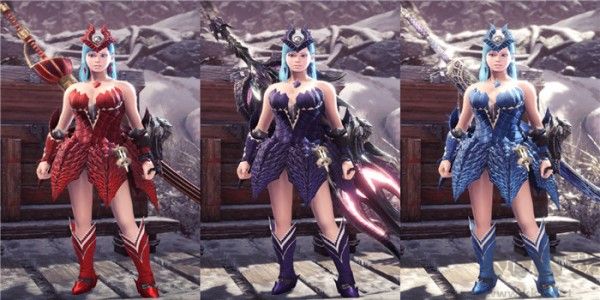 怪物獵人世界冰原煌黑龍緊身版防具M(jìn)OD