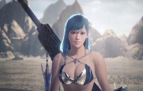 怪物獵人世界冰原冰咒龍比基尼泳裝MOD