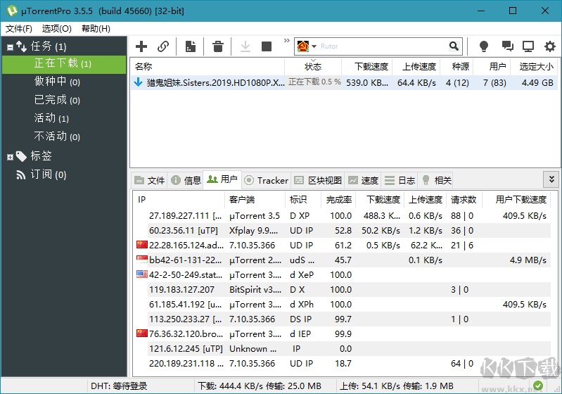 uTorrent Pro綠色增強版