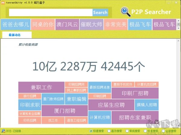 BT種子搜索神器Torrentkitty