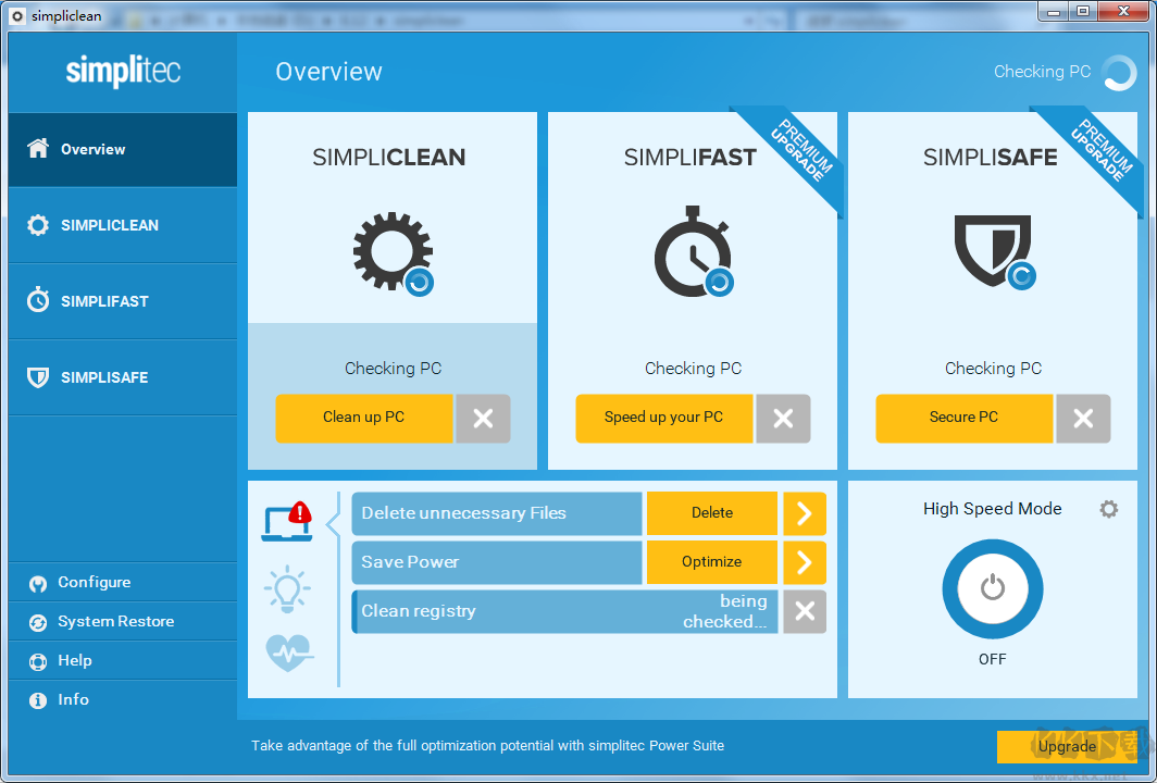 Simpliclean電腦垃圾清理工具