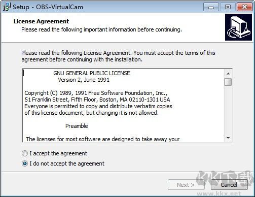 OBS VirtualCam虛擬攝像頭