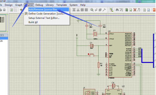 Proteus怎么導入程序