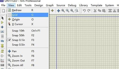 Proteus怎么去掉網格