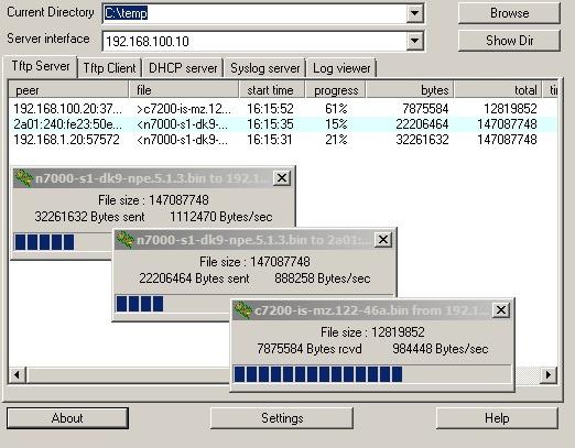 Tftpd32中文版截圖