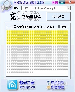 MyDiskTest(U盤(pán)擴(kuò)容檢測(cè)工具)