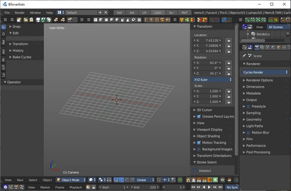 Bforartists中文版截圖