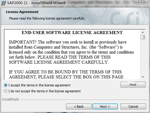 SAP2000中文破解版安裝破解教程