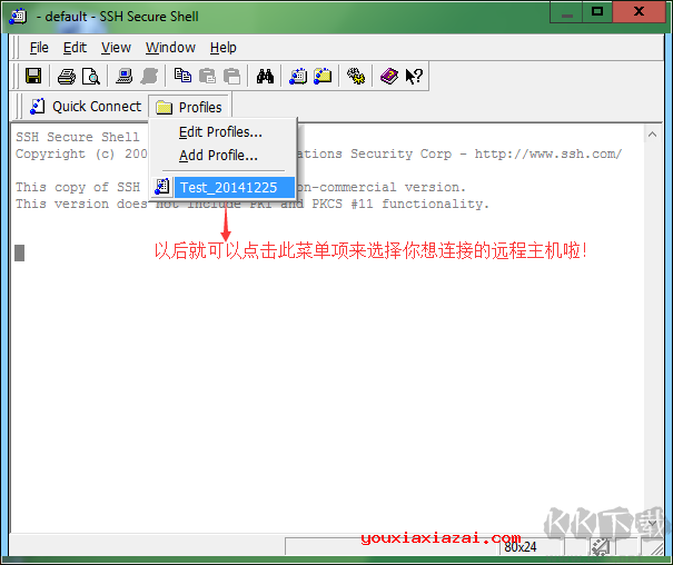 保存遠(yuǎn)程服務(wù)器連接信息