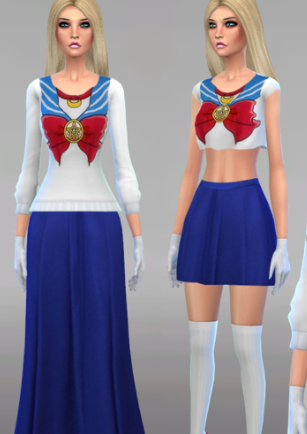 模擬人生4美少女戰(zhàn)士服裝MOD