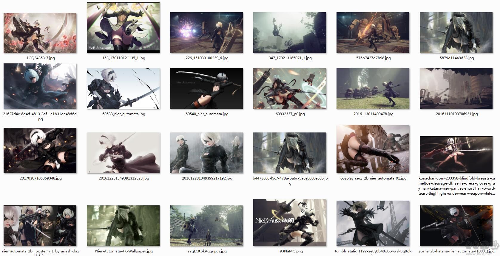 尼爾機械紀(jì)元高清壁紙包(25P)