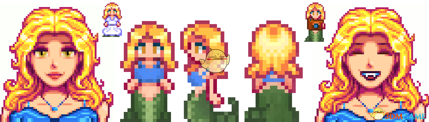 星露谷物語美杜莎海莉角色外觀MOD