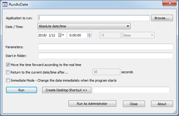 RunAsDate軟件試用時(shí)間鎖定工具