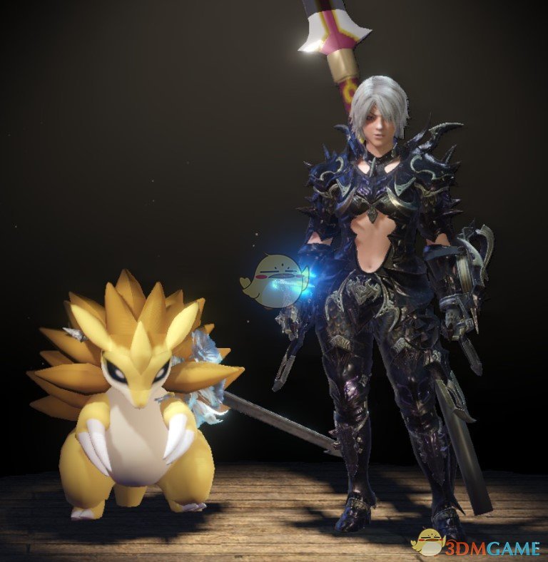 怪物獵人世界艾露貓?zhí)鎿Q精靈寶可夢穿山王外觀MOD