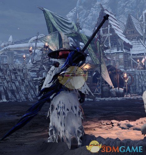 怪物獵人世界烏木七支刀太刀外觀MOD