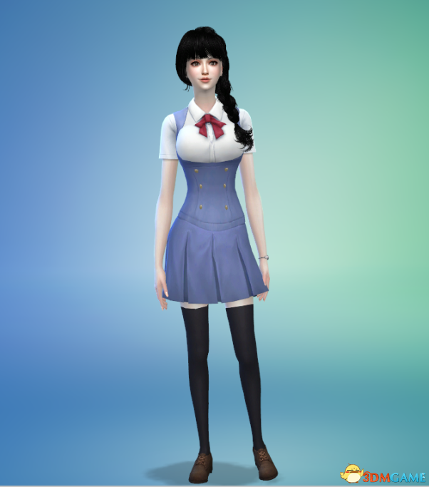 模擬人生4清純女高中生涼子MOD