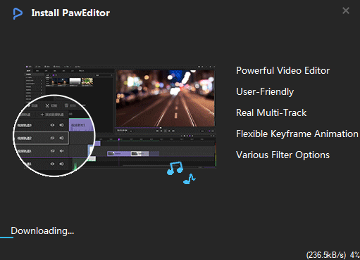PawEditor多功能視頻編輯器