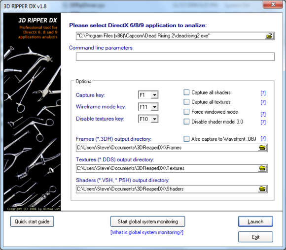 游戲3D模型提取工具