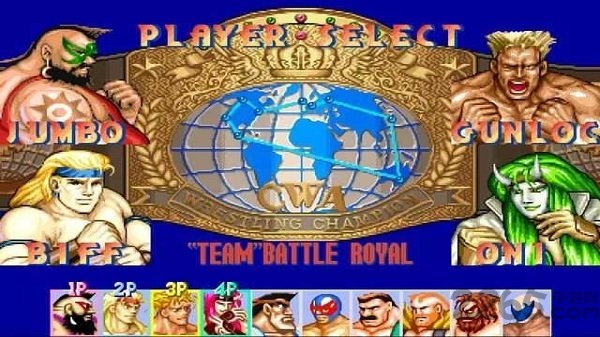 摔跤霸王街機游戲改版