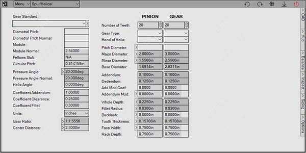GearTrax齒輪設計軟件
