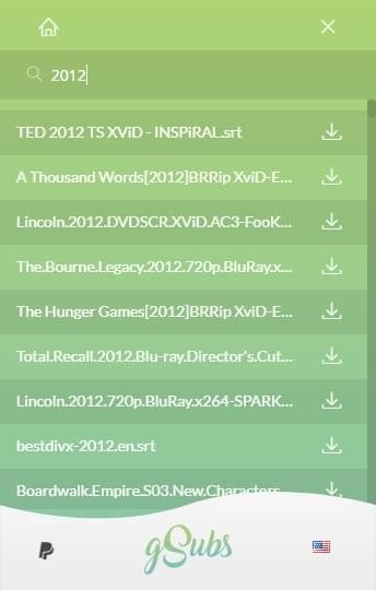 gSubs字幕搜索軟件