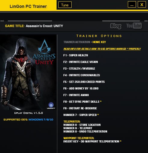 刺客信條大革命修改器最新版下載