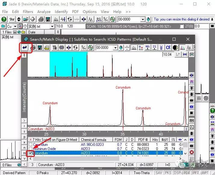 MDI Jade(XRD分析軟件)