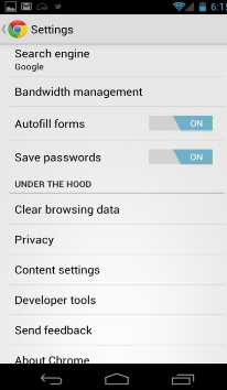 谷歌瀏覽器手機版
