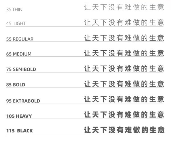 阿里巴巴普惠體