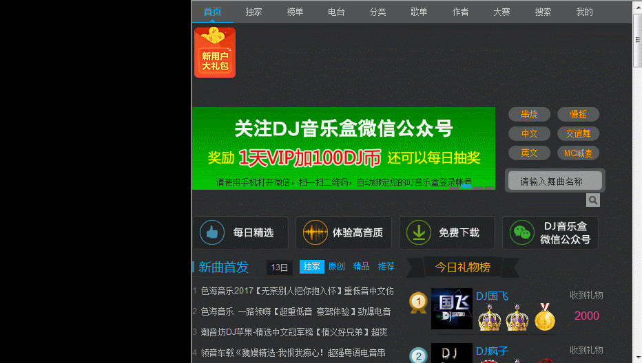 DJ娛樂(lè)網(wǎng)高音質(zhì)播放器