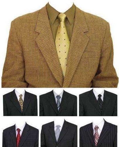 PS證件照服裝模板