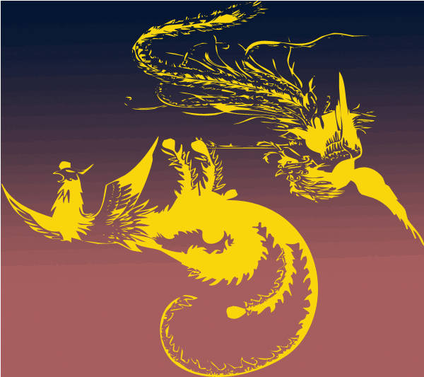 【PS自定義形狀】精致鳳凰