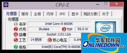 CPU-Z(硬件檢測(cè))