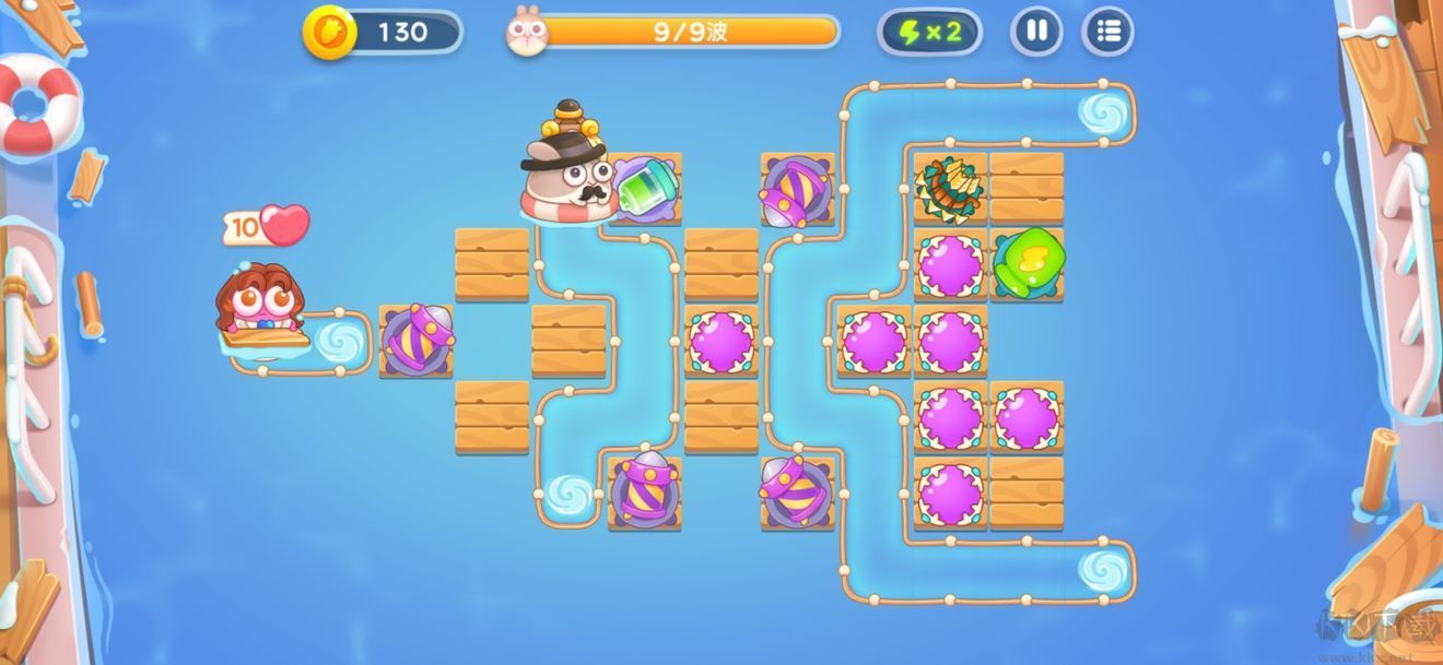 保衛(wèi)蘿卜4阿波尼克號全攻略 阿波尼克號攻略滿分通關(guān)圖文匯總[多圖]圖片60