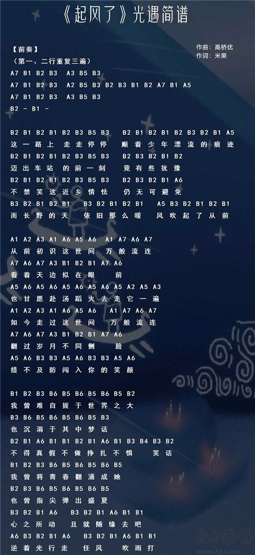 光遇琴譜合集 樂(lè)譜數(shù)字簡(jiǎn)單版圖片大全