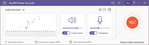 AnyMP4 Audio Recorder(電腦錄音軟件)
