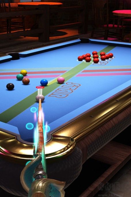 真實(shí)3D臺(tái)球明星之路