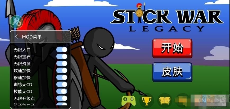 火柴人戰(zhàn)爭無敵版無限鉆石無限升級