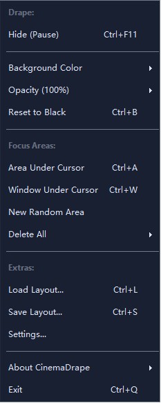 CinemaDrape(桌面關(guān)燈軟件)