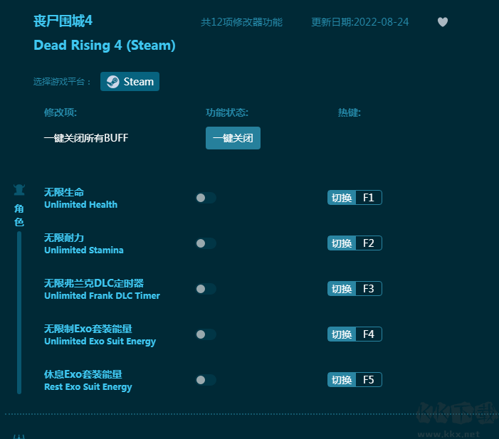 喪尸圍城4十二項(xiàng)修改器